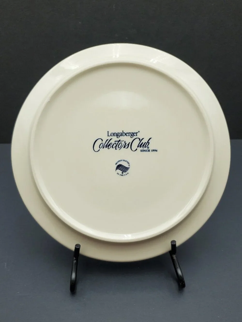 Longaberger Collectors Club Miniature Tray Classic Blue Mini Serving Tray